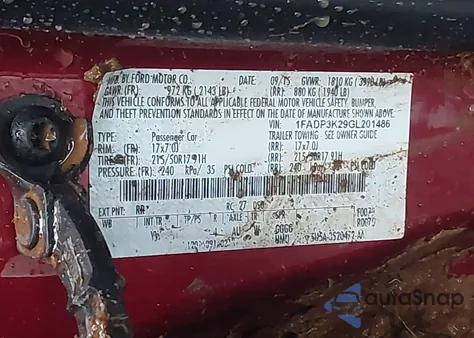 2016 Ford Focus Se from USA, damaged, VIN 1FADP3K29GL201486